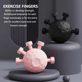 Adjustable finger strengtheners in black and pink, designed to enhance hand grip and endurance for athletes and musicians.